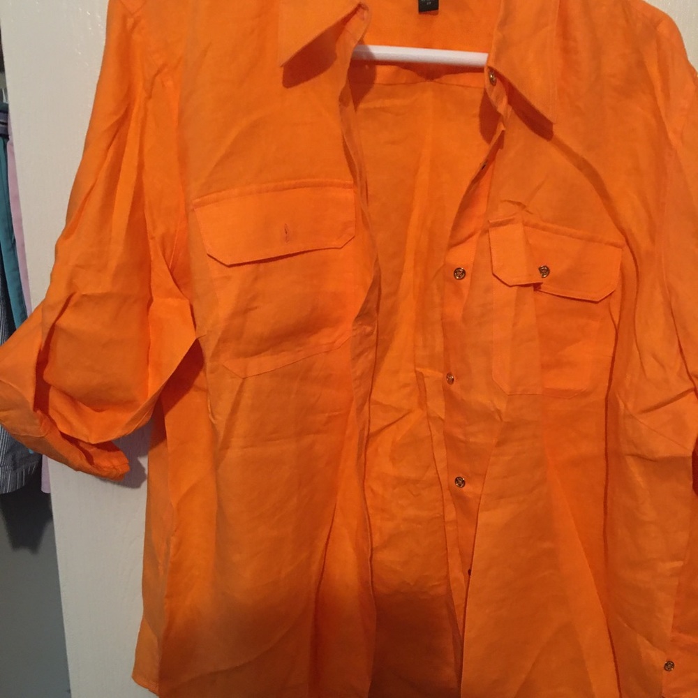 Ralph Lauren linen shirt size 1x